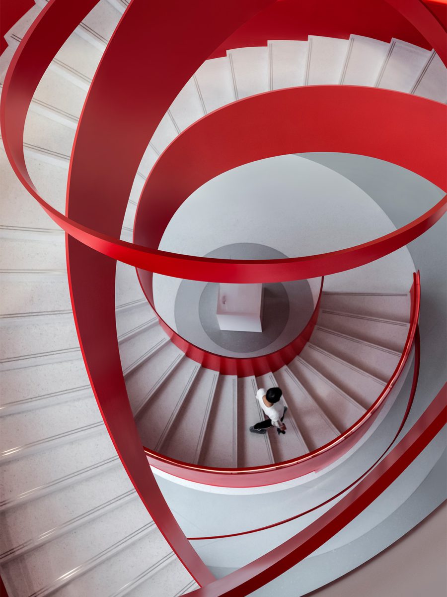 Staircase design Changjiang Securities office in Shanghai