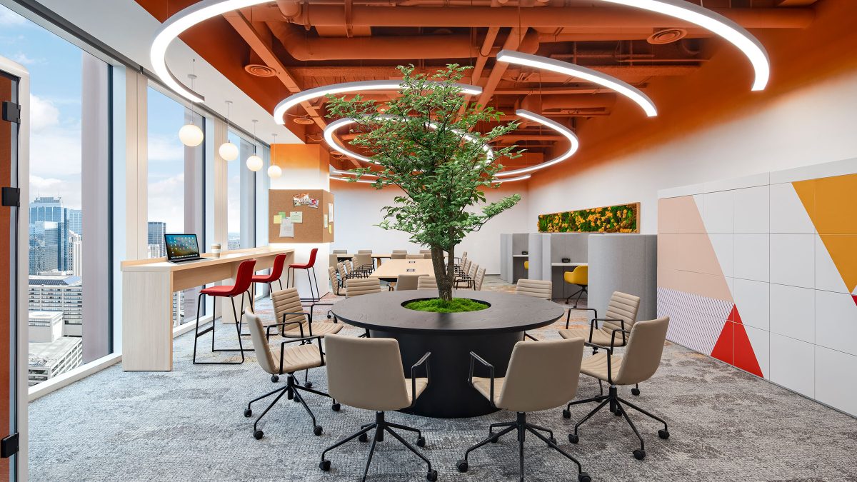 Wellness and biophilic workplace design