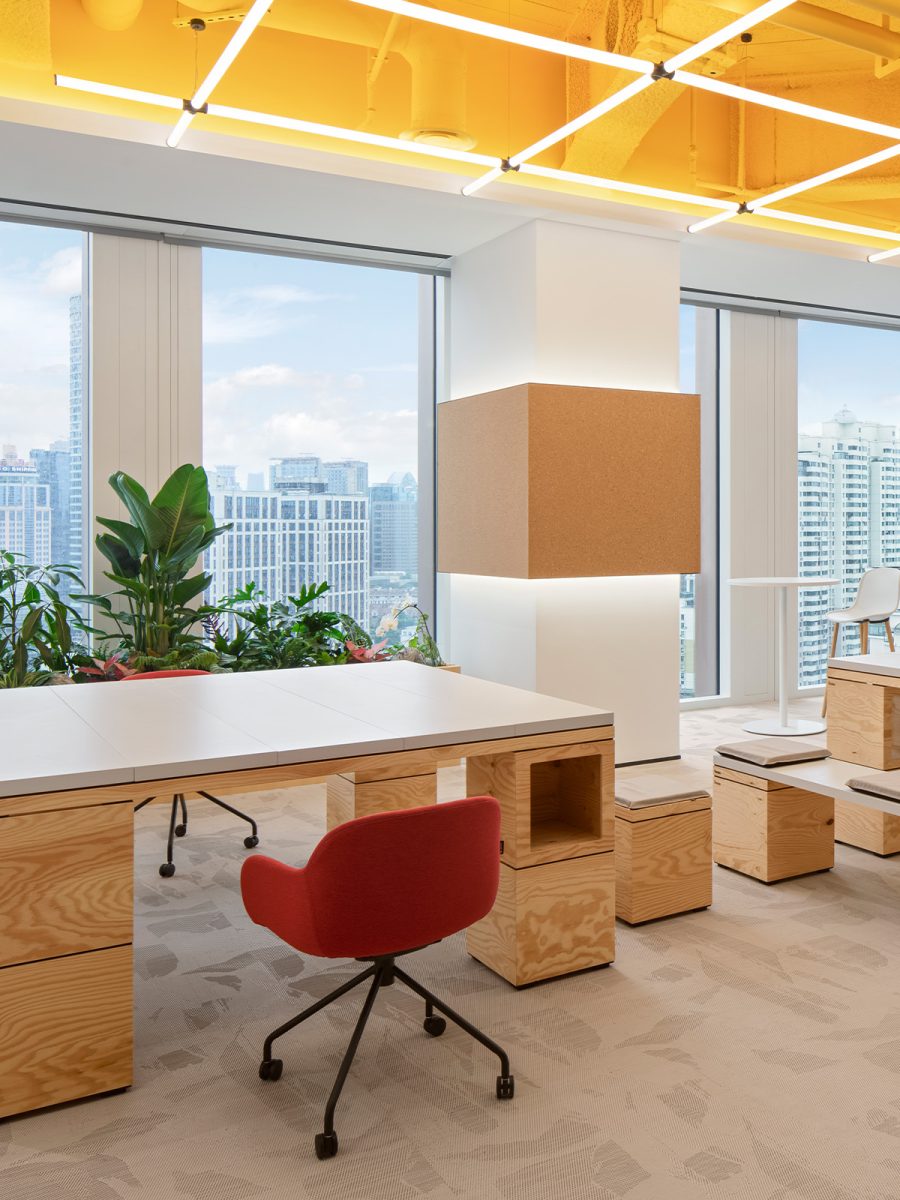 Changjiang Securities workplace in Shanghai