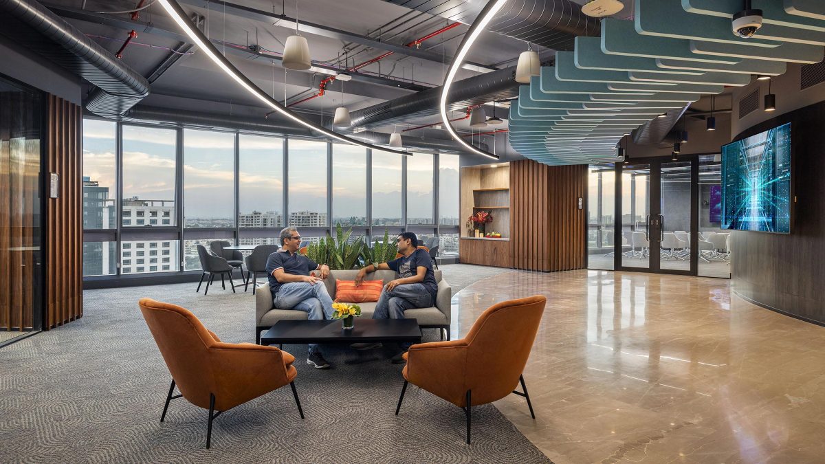 IT centre in a workplace global technology company