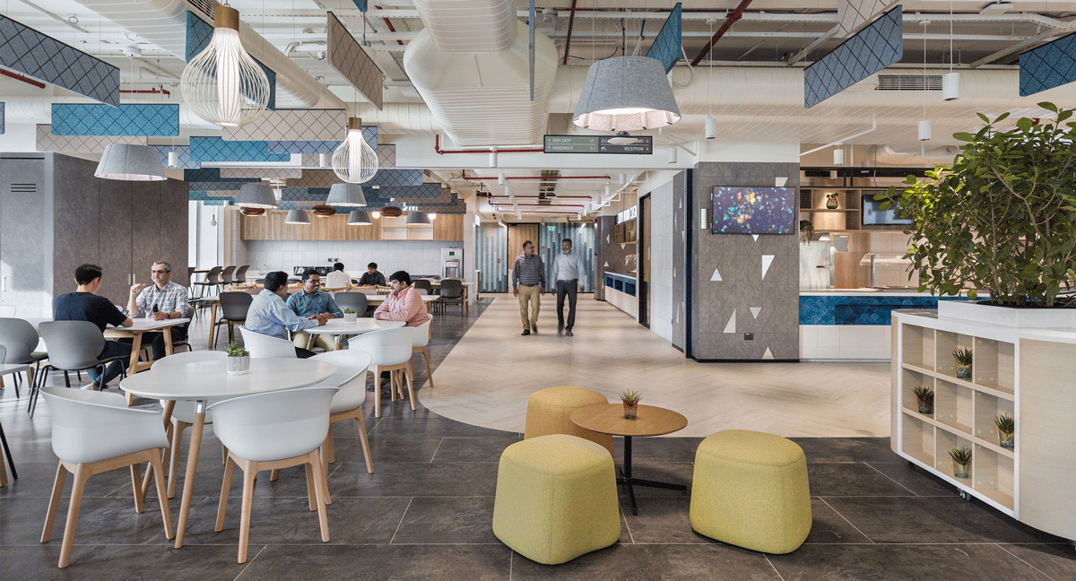 Workplace design for connectivity
