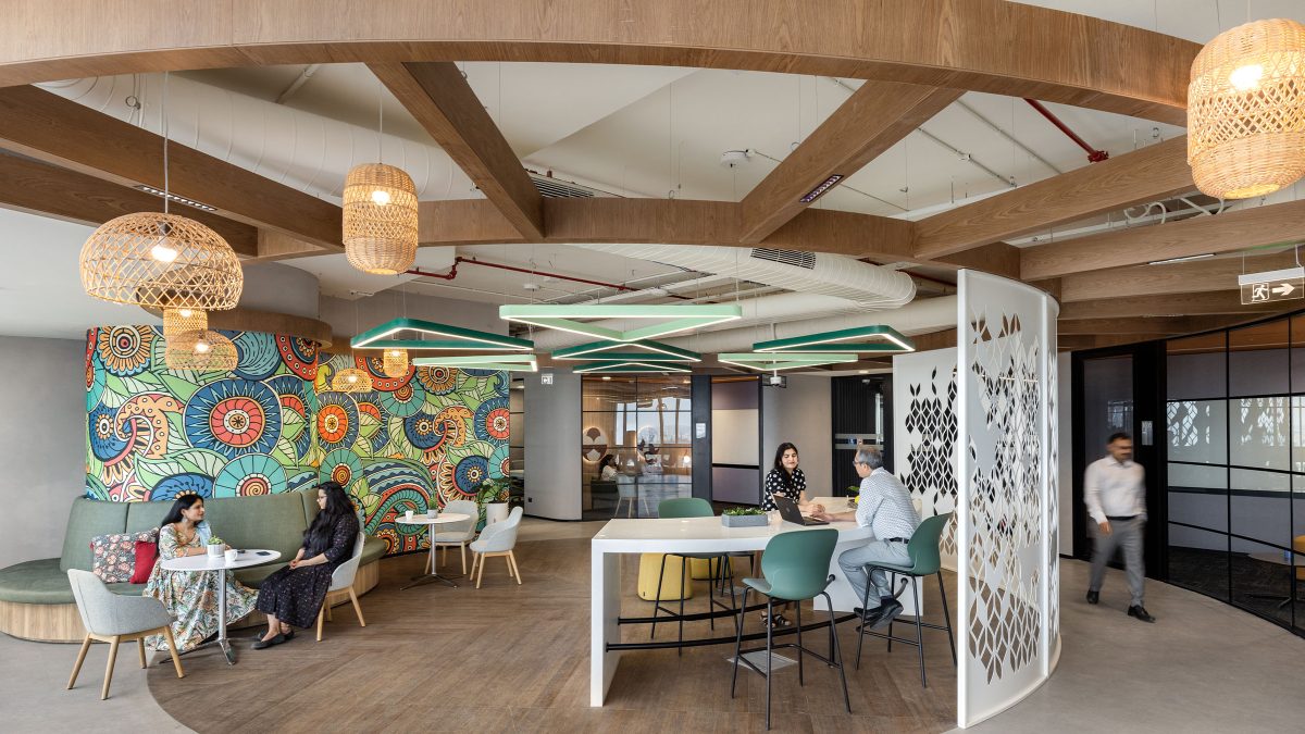 Social areas in a Bengaluru office
