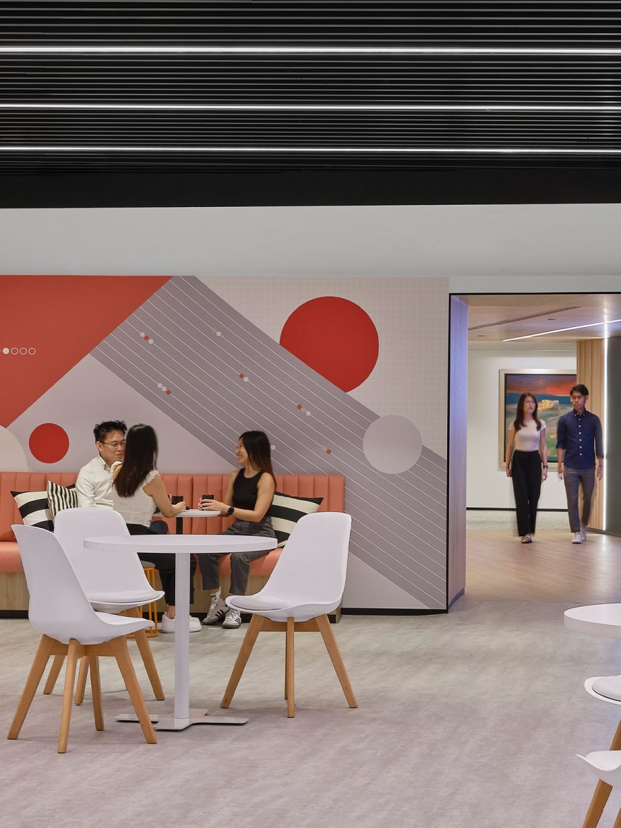 Singtel Singapore cafe design 