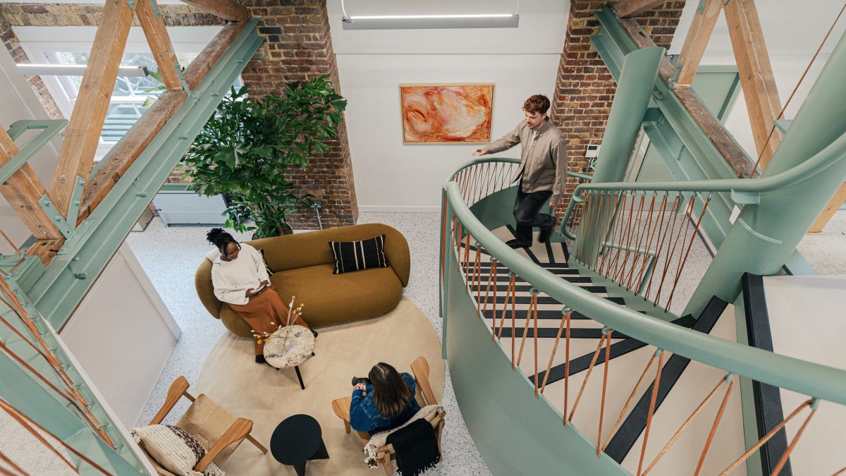 birdseye-view-of-staircase-from-mezzanine-within-knotel-tenant-ready-space