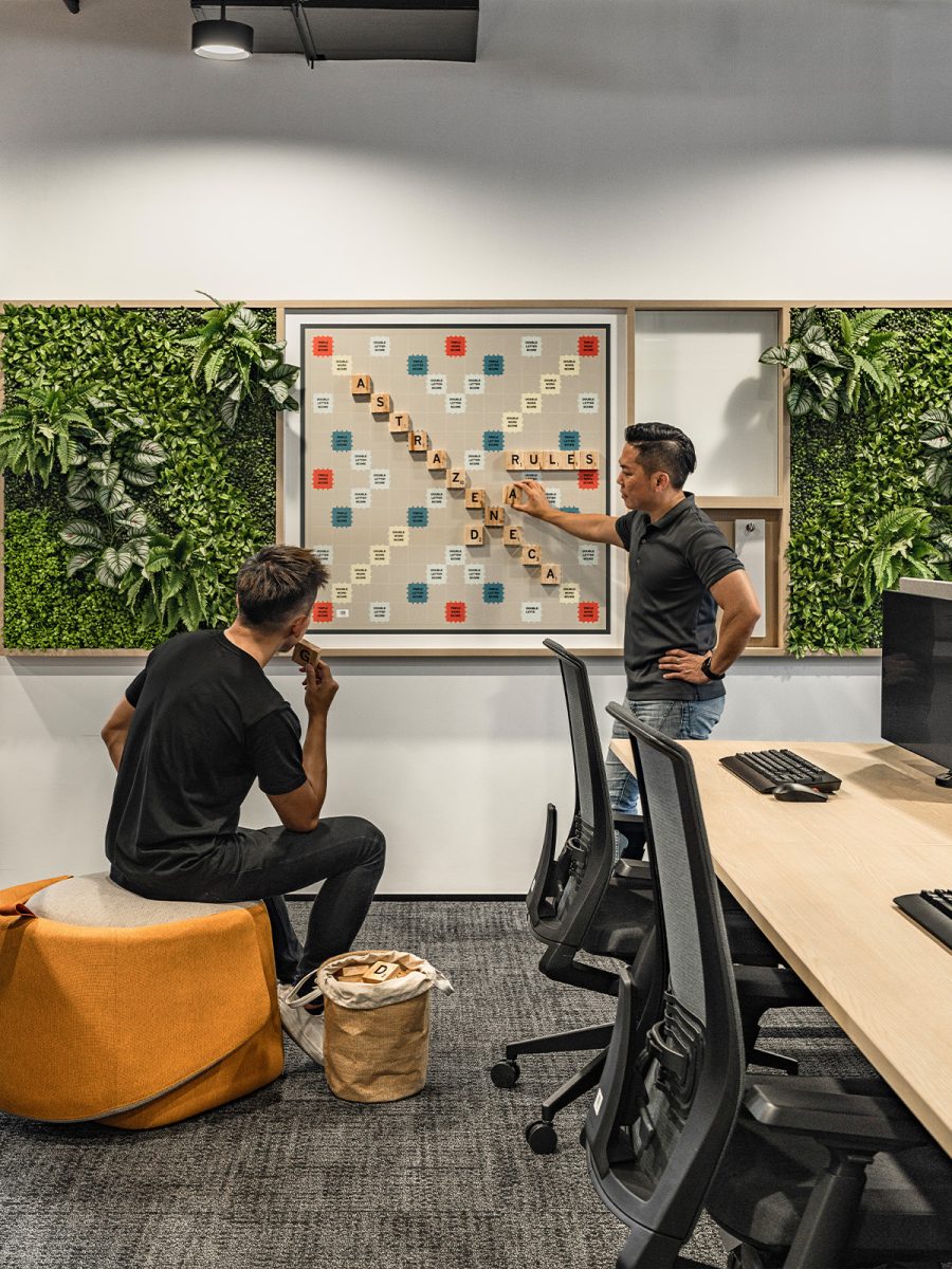 Collaboration area at AstraZeneca KL office