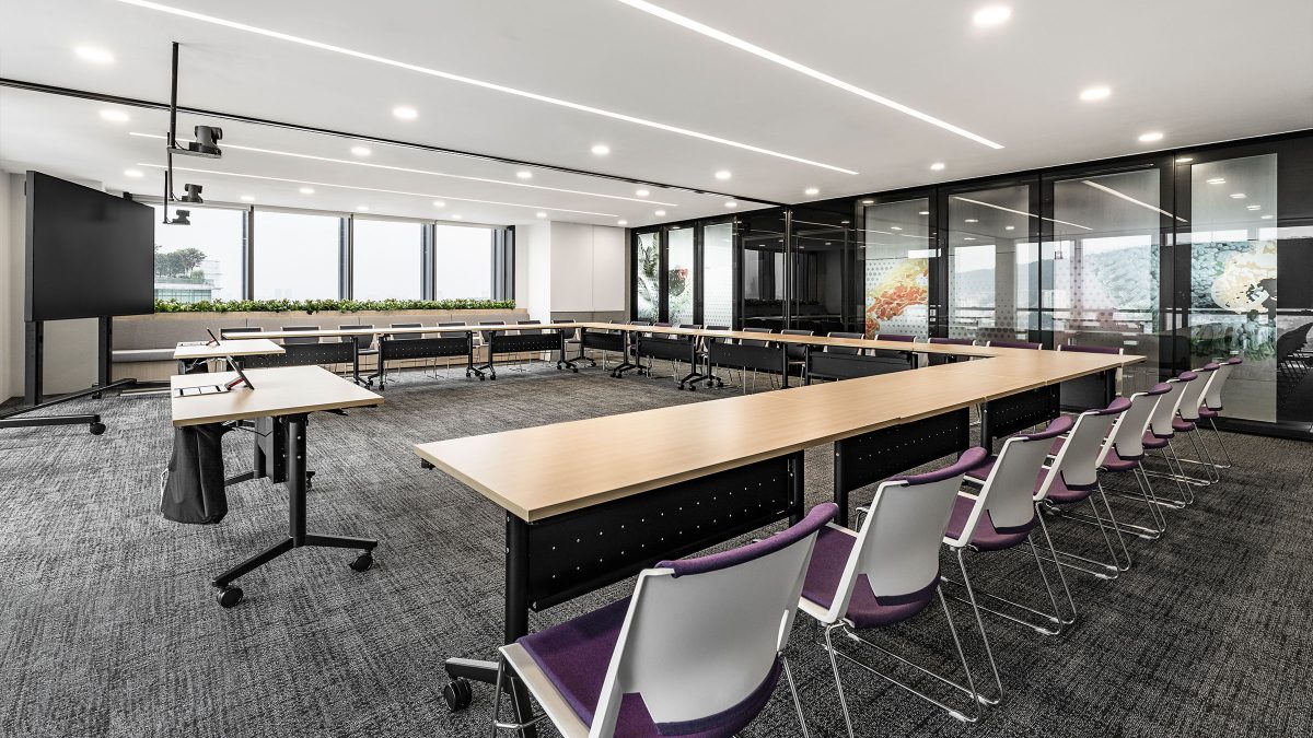 Training room at AstraZeneca Innovation Hub, Kuala Lumpur