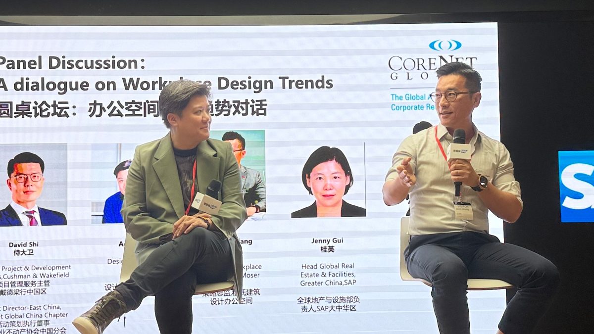 M Moser Director and SAP management at CoreNet China Forum