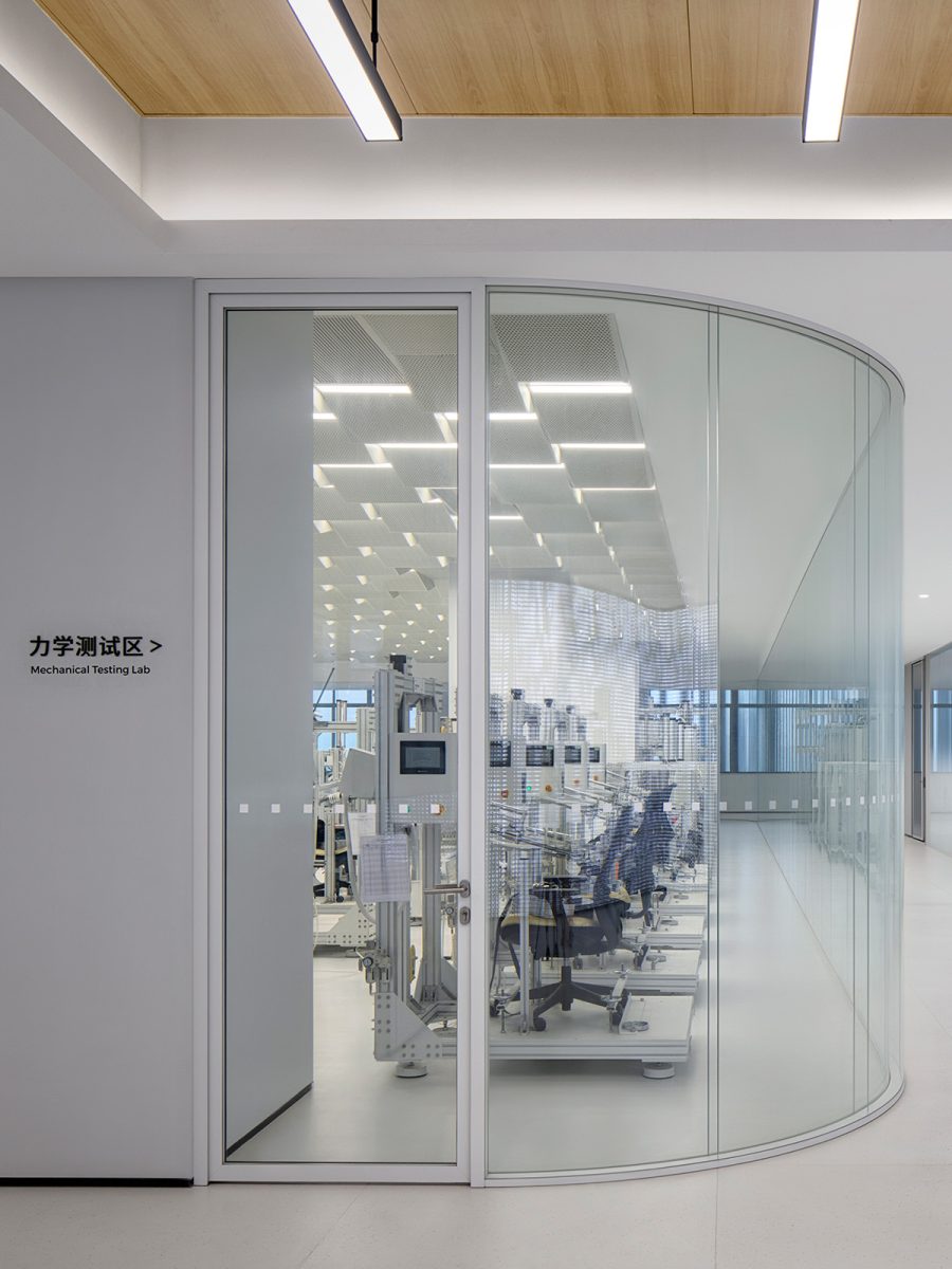 R&D labs in JE Furniture's HQ in Foshan
