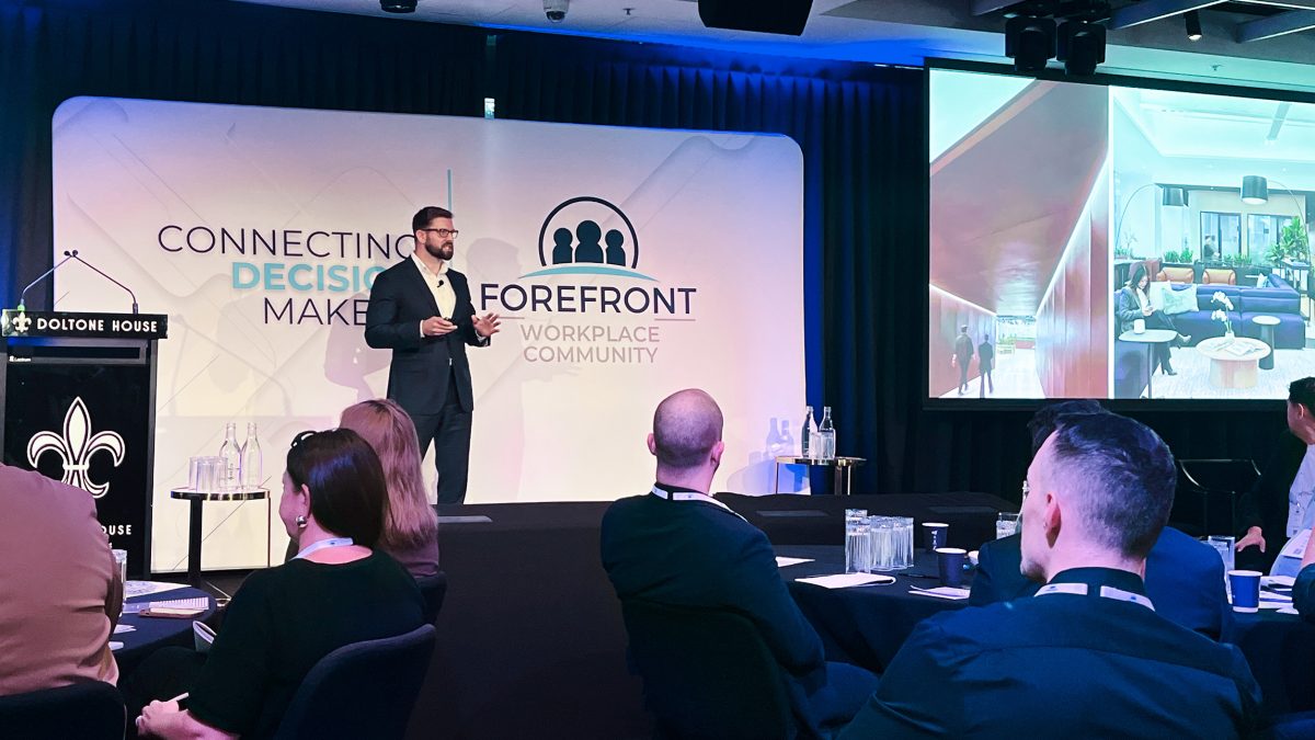 Grant Christofoley at the Workplace Strategy Summit