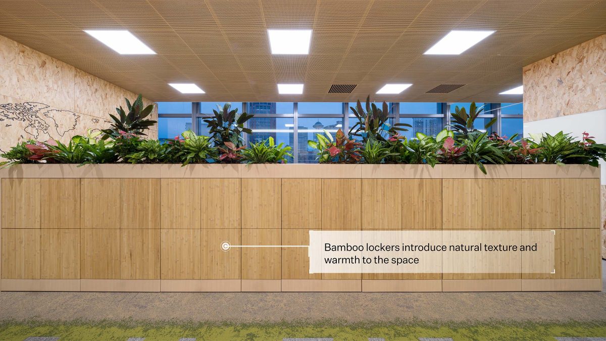 Energy saving solutions in workplace design