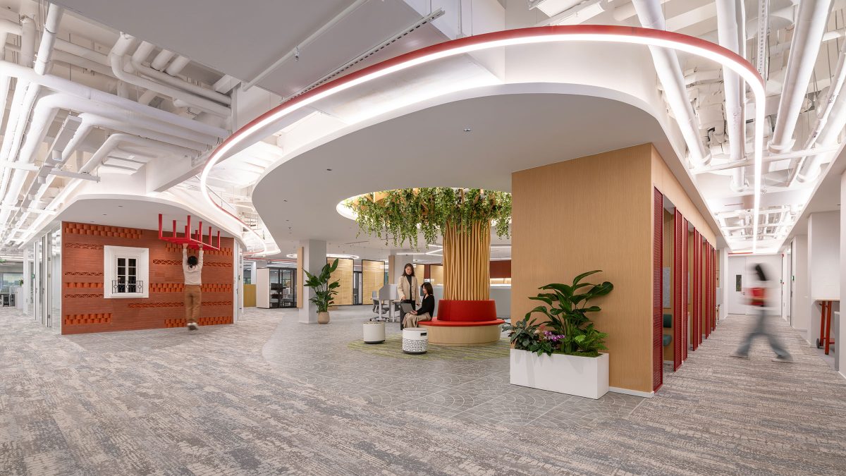 collaborative area at Dupont Shanghai R&D Centre