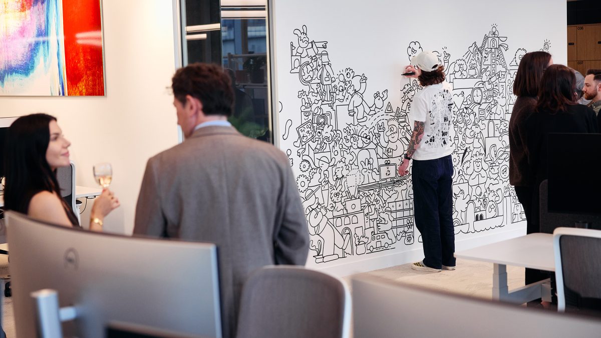 m-moser-brand-experience-mural-launch-party-interior-office-design-london